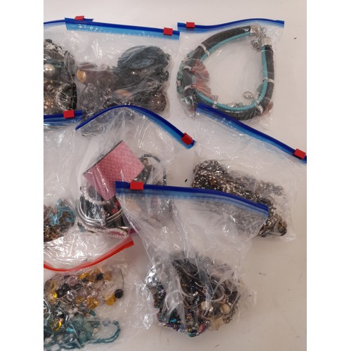 112 - Quantity of Dress Jewellery and Watches contained in 12 bags