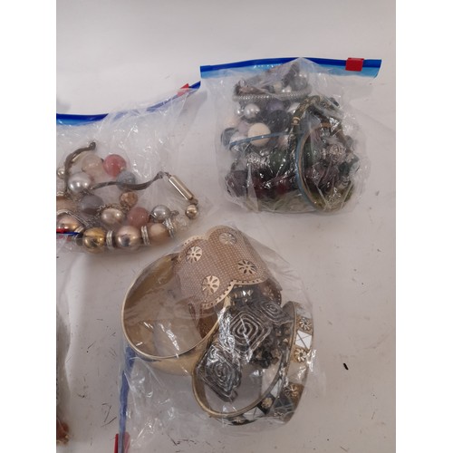 114 - Quantity of Bagged Dress Jewellery