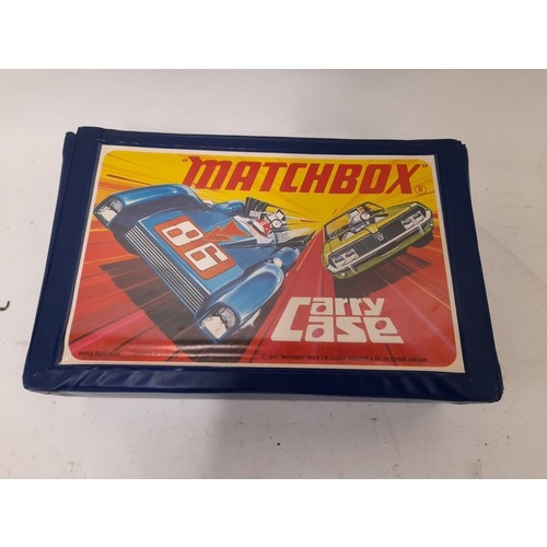 183 - Vintage Matchbox Car Carry Case for 24 cars 25cm x 16cm x 8cm