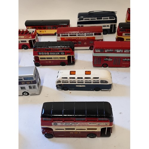 186 - 16x mainly Dinky Busses with some other vehicles Boxed Etc