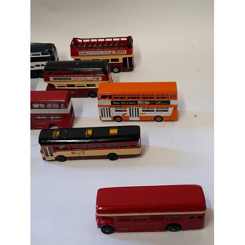 186 - 16x mainly Dinky Busses with some other vehicles Boxed Etc