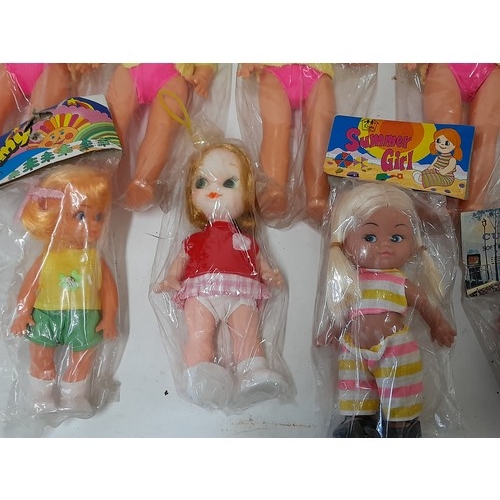 187 - 12 x vintage Dolls in Original Packaging, largest 28cm long