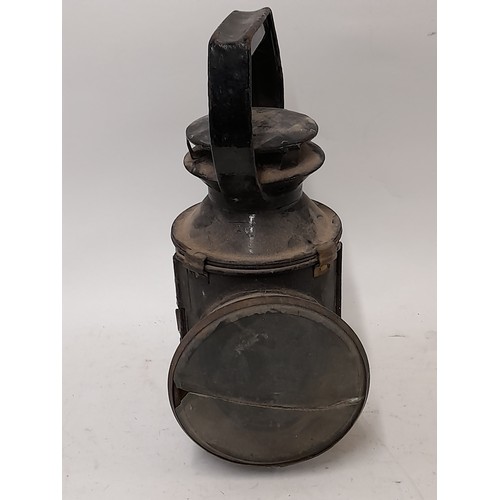 203 - British Rail Hand Lamp, impressed B.R. (W), 28cm high