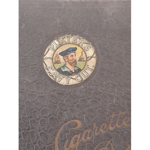 204 - Players Navy Cut Cigarette Card Album with a quantity of cards of different subjects