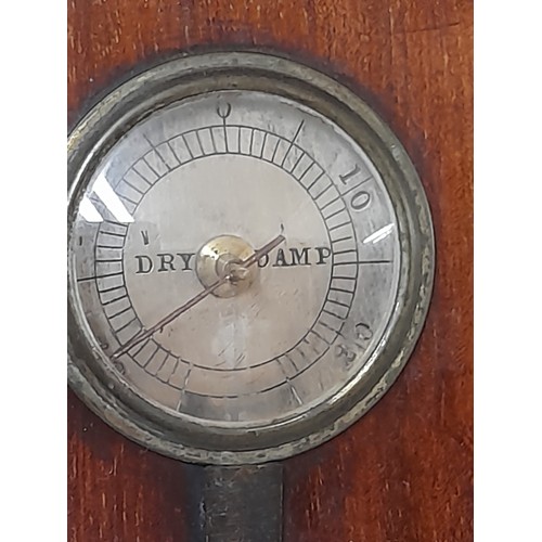 206 - L. CASELLA &Co London Banjo BAROMETER WEATHER STATION, 96CM LONG