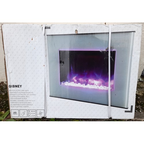 517 - GIBNEY Electric Fire suite