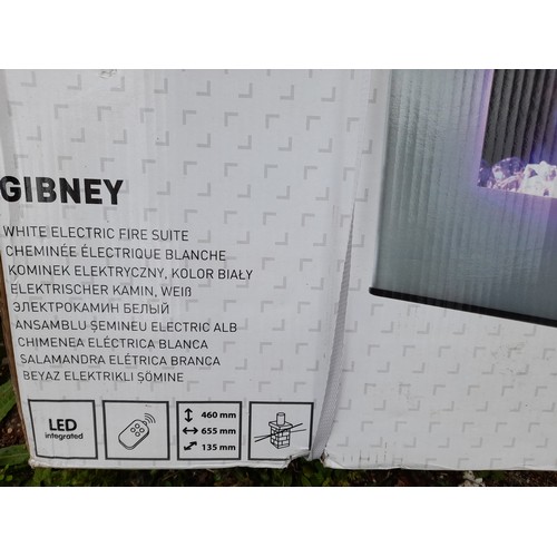 517 - GIBNEY Electric Fire suite