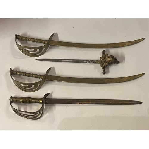 9 - Group Of Four Miniature Swords. Longest 19.5 cms (4)