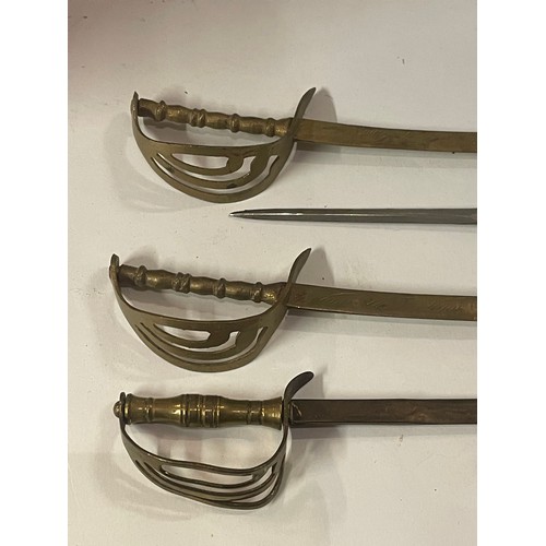 9 - Group Of Four Miniature Swords. Longest 19.5 cms (4)