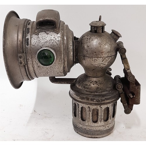 11 - Antique Cycle Carbide Lamp, 17cm high