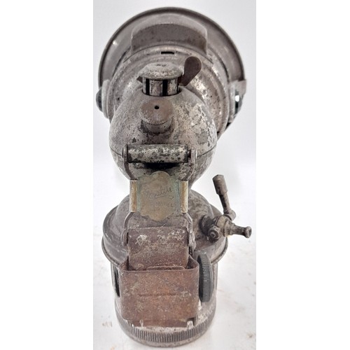 11 - Antique Cycle Carbide Lamp, 17cm high