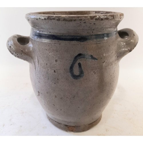 67 - Small studio pottery urn, 18cm x 13cm