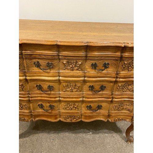 16 - Continental Louis Style Chest Of Three Drawers. 100 x 45 x 83 cms