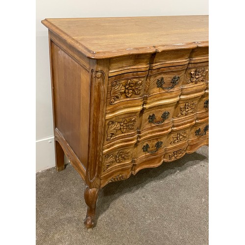 16 - Continental Louis Style Chest Of Three Drawers. 100 x 45 x 83 cms