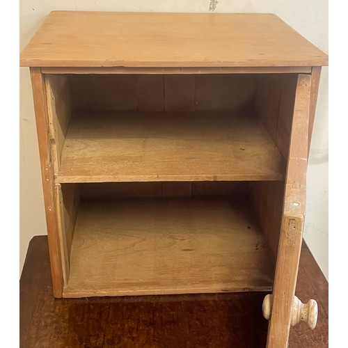 19 - Vintage Pine Cupboard With Internal Shelves. 48 X 37 X 46 cms