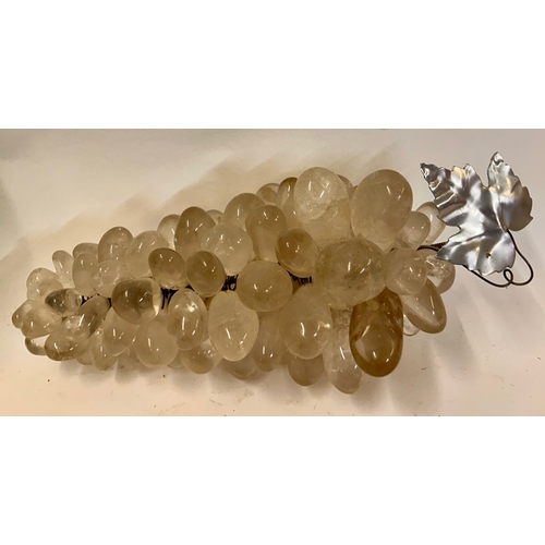 271 - Vintage Citrine Crystal Grames Ornament. 22cm x 9cm.