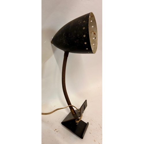 277 - Flex Metal Corner Desk Lamps. 31cm x 9cm.