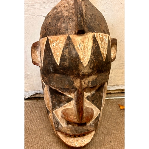 456 - Bobo Tribal Art Face Mask Burkina Faso 88cm x23cm x 28cm.