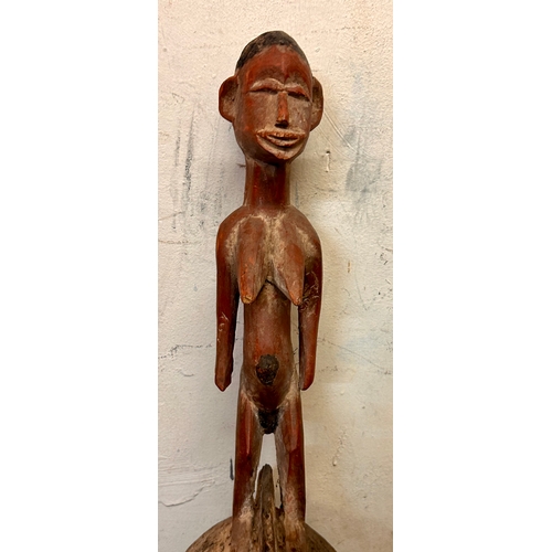 456 - Bobo Tribal Art Face Mask Burkina Faso 88cm x23cm x 28cm.