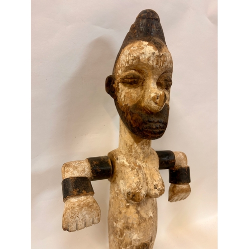 479 - Tribal Wood Puppet Figure With Articulated Limbs 58cm x 29cm.