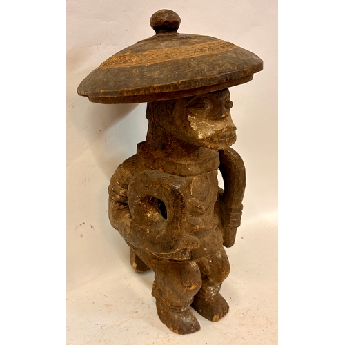 501 - Ito Tribal Figure From Nigeria 38cm x 28cm.