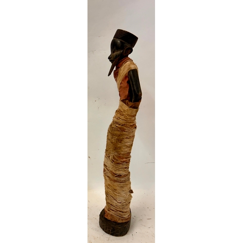 503 - Bambara Tribal Figure Nigeria 36cm x 8cm.