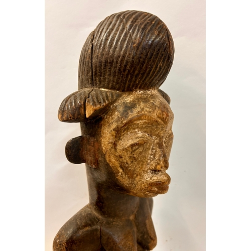 505 - Carved Wood Puny Figure 57cm x 16cm x 13cm.