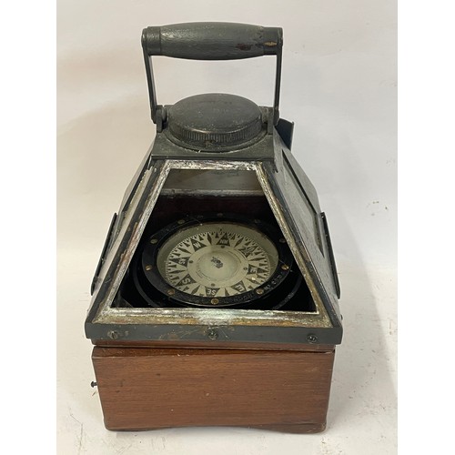 404 - Early 20th Century Liquid Boat Compass Patt 182 Number 2506 By Dent London. A Nice Binnacle Compass ... 