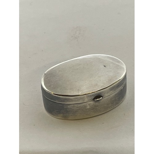 418 - Silver Hallmarked Pill Box. 5.7g