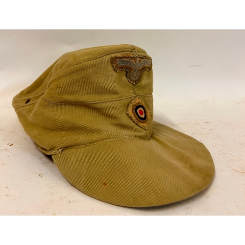 510 - German WW2 Style Ski Cap. 29cm x 19cm.