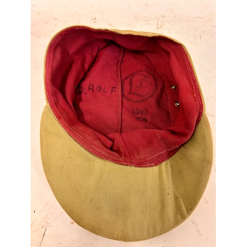 510 - German WW2 Style Ski Cap. 29cm x 19cm.