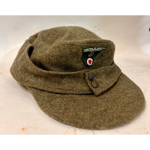 512 - Similar To Last Lot German WW2 M42 Style Field Cap.  28cm x 23cm.