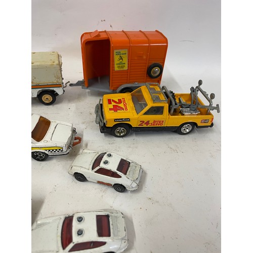 586 - Various Di-Cast Toy Vehicles Etc To Include Police Cars Etc. (Box)