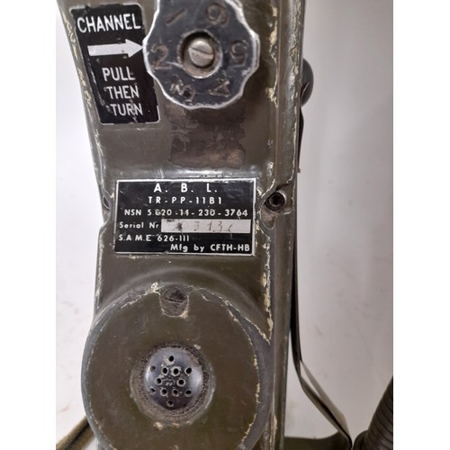 66 - Military Radio Handset and Ariel