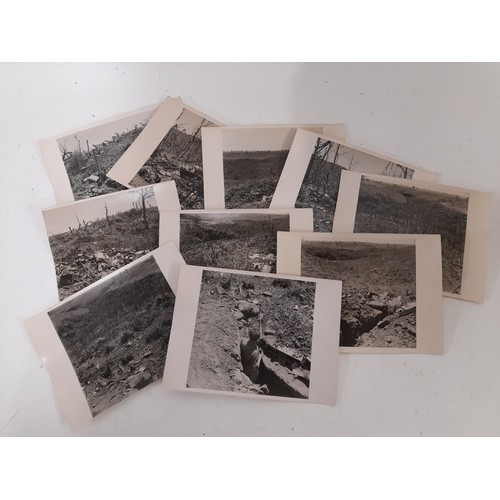 84 - 9 x Photographs relating to WW2 and 8 x Postcards of Rome forming a letter home from a soldier