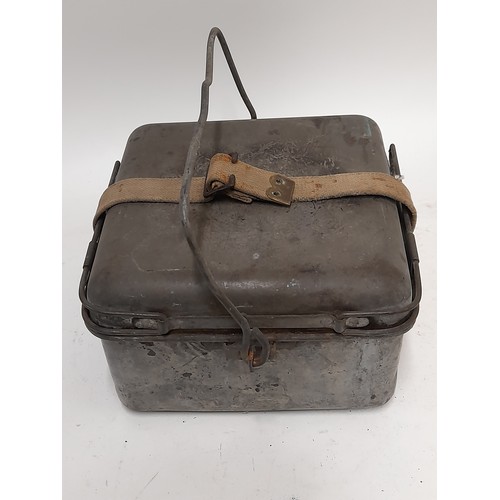 95 - Possibly a Military Canteen, Lid Stuck. No Identifying Marks