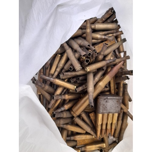 114 - Bag Containing a large quantity of inert Bullets and a shell casing 32cm long