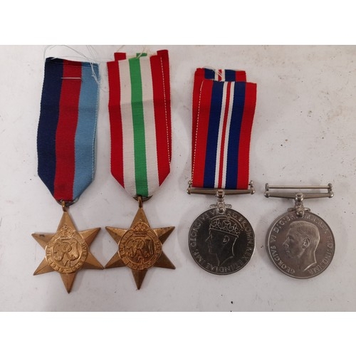 150 - WW2 Medals to include Italy Star,1939-1945 Star, Defence Medal and 1939-1945 Medal     (4)