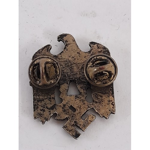 153 - WW2 Style German Eagle Badge with 2 fasteners, 4cm x 3cm