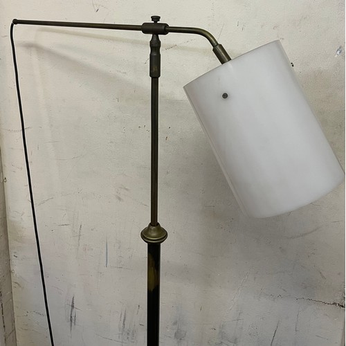 460 - Vintage Floor Standing Brass Articulated Lamp. 157 x 74 cms