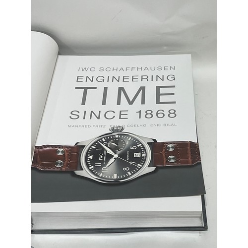 467 - IWC Schaffhausen Engineering Time Since 1868 BOOK With Silver Guilt Page Ends. In Good Condition Ape... 