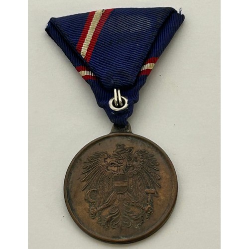 132 - Austrian Military Service Medal STETS BEREIT