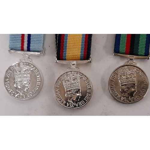 172 - 6 Miniature Military Medals with Ribbons