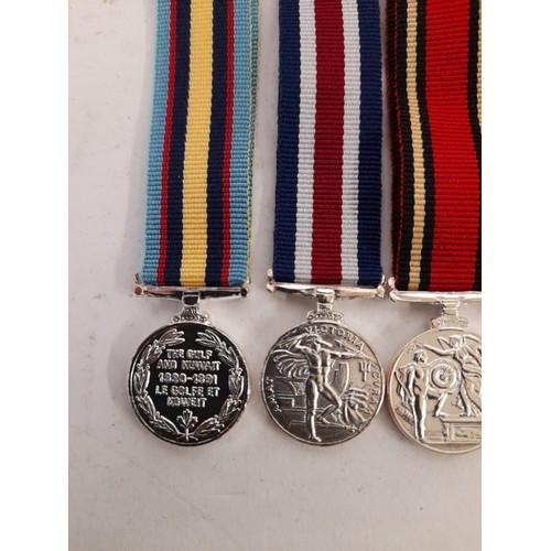 178 - 5 x Military Miniature Medals and Ribbons