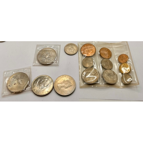 240 - Similar to last lot Collection Of Royal Mint Coinage To include Britains first Decimal Coins, Queen ... 