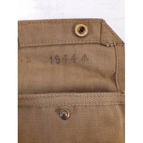 191 - WW2  37 Pattern Canvas Pistol Holsters with Broad Arrow to both