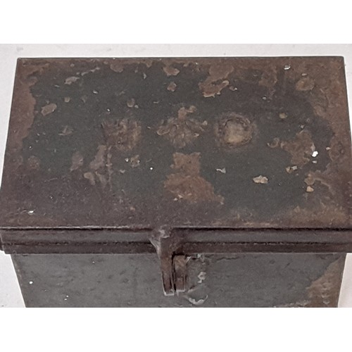 199 - War Department Spare Parts Tin with embossed WD and Broad Arrow to Lid, Enclosed within spare Bulbs,... 