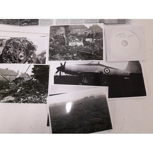 323 - Local Interest, Account of Air Crash in Yeovil 1949 to include photocopy of newspaper article, photo... 