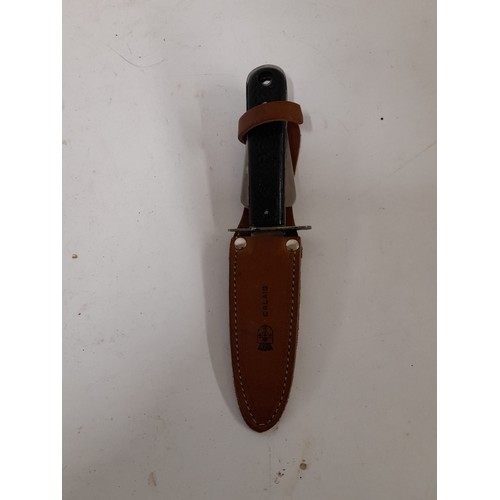 333 - RAF Style Flying Suit Survival Knife with Spring Lock Mechanism to lock into original sheath