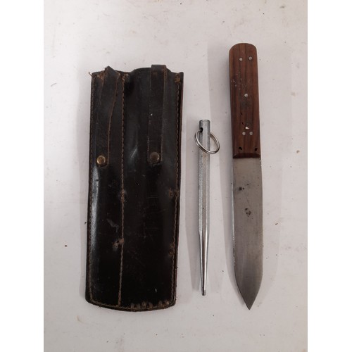 335 - Sailors Rigging Knife with Sheath